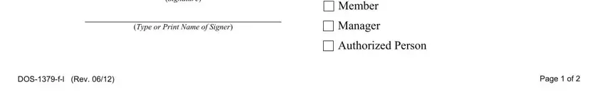 Form Dos 1379 F L conclusion process described (stage 3)