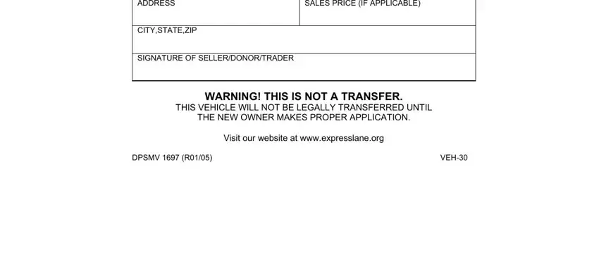 Stage # 2 for completing louisiana motor transfer