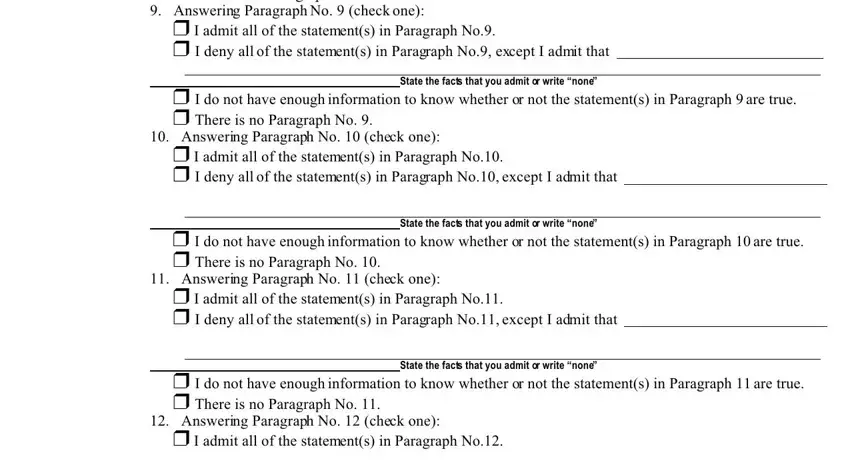 Writing segment 5 in maryland answer to complaint