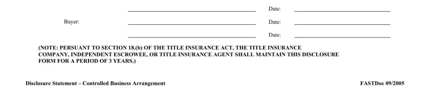 Filling out part 3 of Form Ds 1