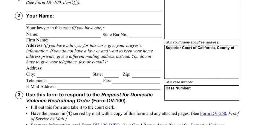 Tips to complete form dv 120 info stage 1