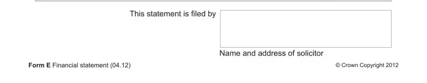 Filling in section 2 of form e divorce download