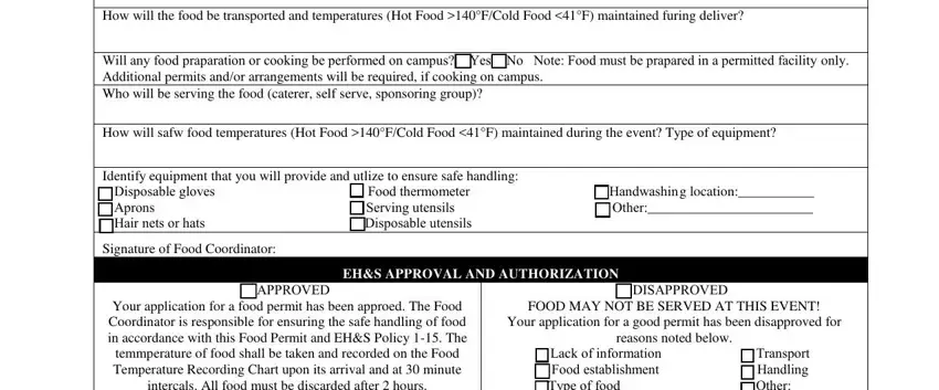 Filling in part 2 in Form Ehsd0087C