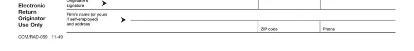Guidelines on how to fill in 2011 step 3