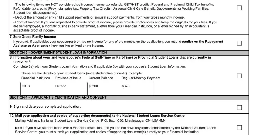 Stage number 4 for filling in Form Esdc Sde0080