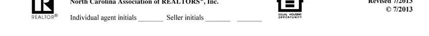 Inc, STANDARD FORM  Revised, and North Carolina Association of inside Exclusive Right to Sell Listing Agreement Form