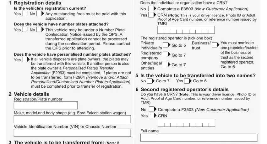 Go to, Does the individual or, and Any outstanding fees must be paid of change of ownership car qld