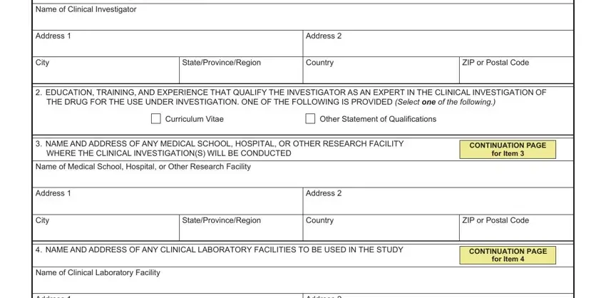 Step number 1 in submitting fda statement