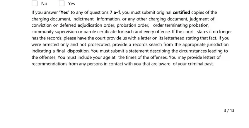 Part no. 2 in filling in tdi application