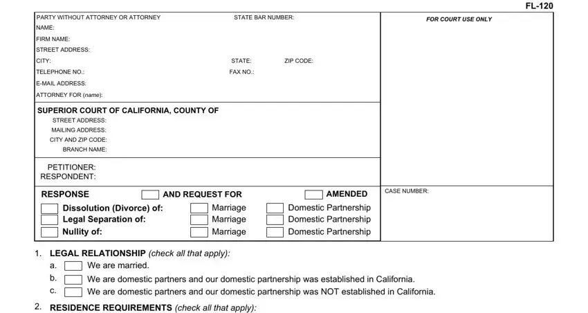 marriage law form writing process shown (stage 1)
