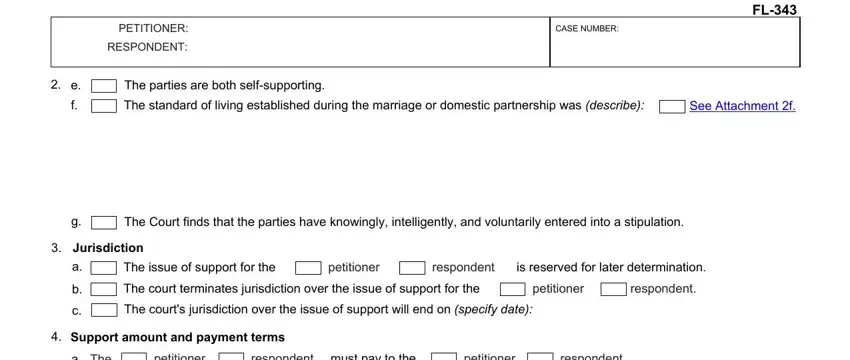 Part number 3 for filling in 343 fl343 form