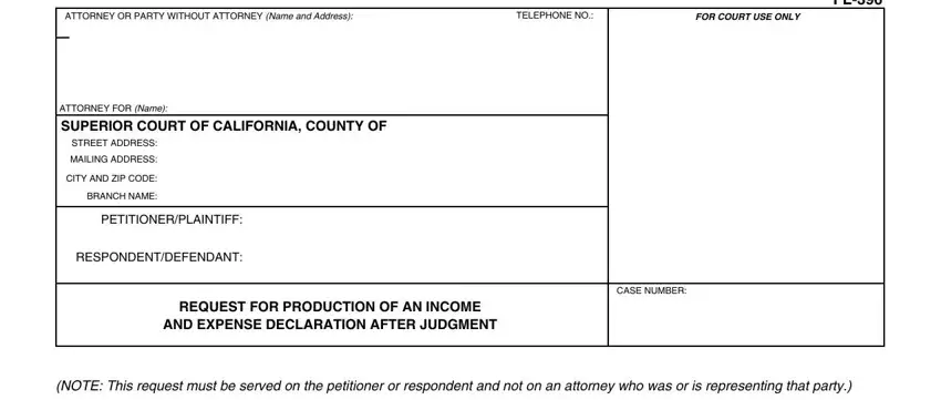 request income expense writing process described (part 1)