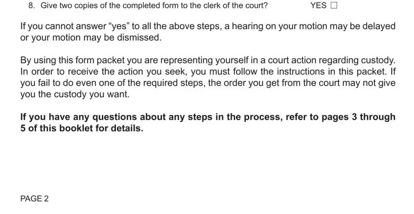 michigan motion regarding custody writing process explained (part 2)