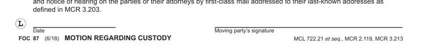 How one can prepare michigan motion regarding custody step 5