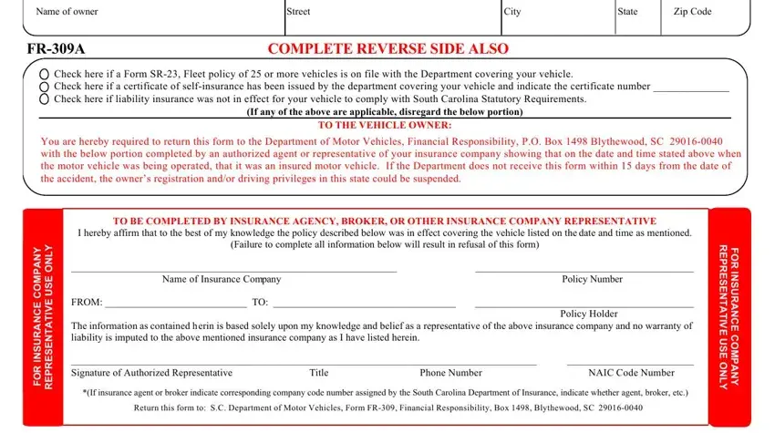 traffic collision report completion process described (step 2)