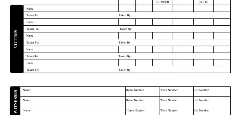A way to complete traffic collision report stage 3