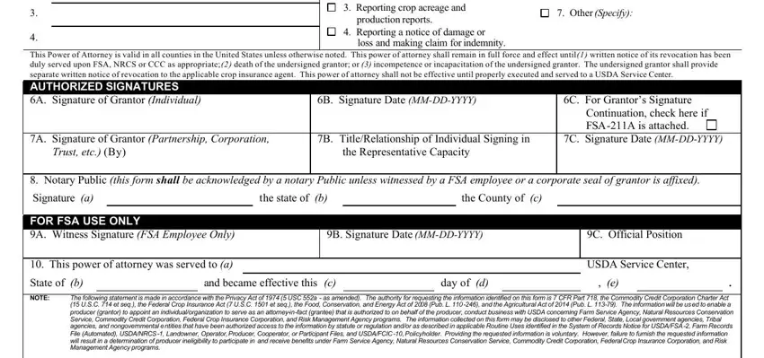 Find out how to complete fsa 211 instructions part 2