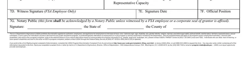 Writing section 5 in fsa 211 instructions