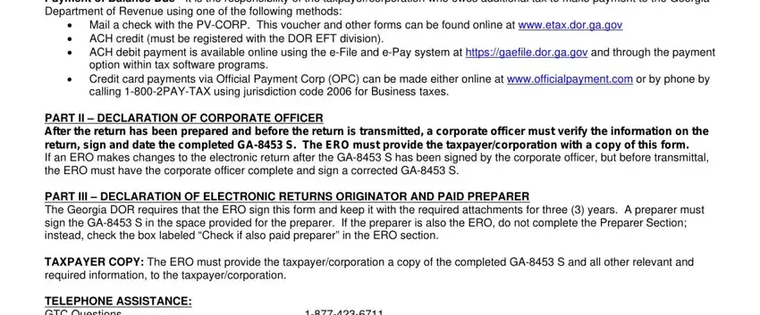 PREPARER completion process clarified (portion 1)