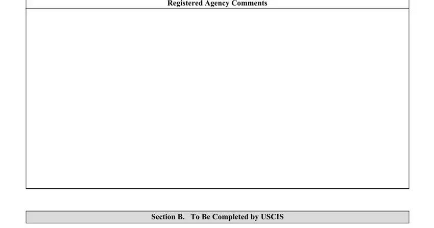 Filling out part 4 of Form G 845 Supplement