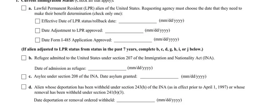 Form G 845 Supplement completion process detailed (part 5)