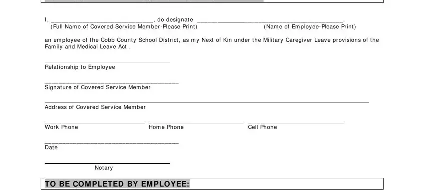 The right way to fill out military next of kin part 1
