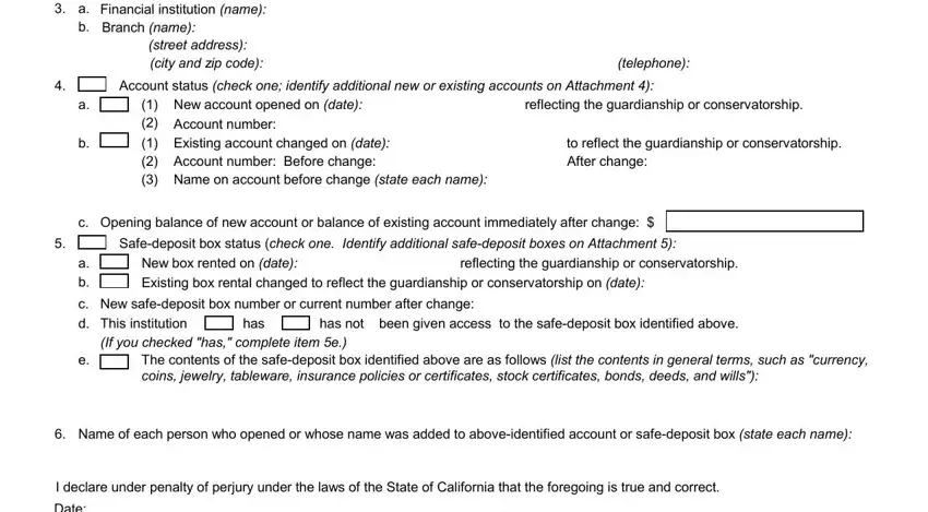 Opening balance of new account or, c d, and New account opened on date Account inside gc051