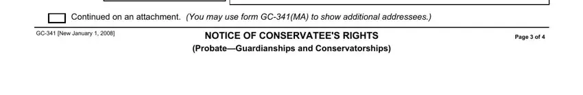 Filling out segment 5 of courtinfo