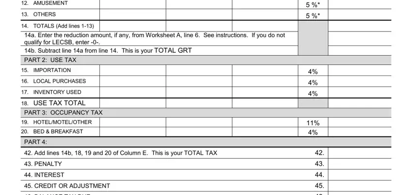 the form grt completion process described (stage 2)