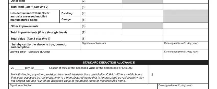 Part # 3 of submitting indiana homestead tax