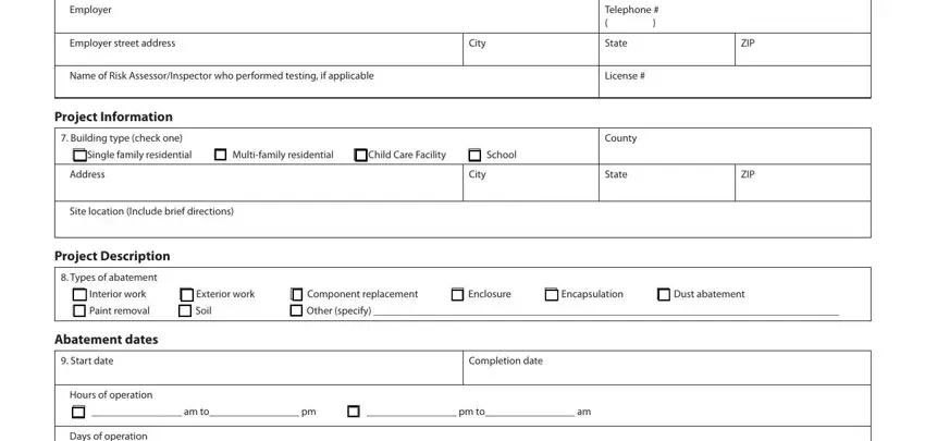 Ways to complete Form Hea 5801 step 2
