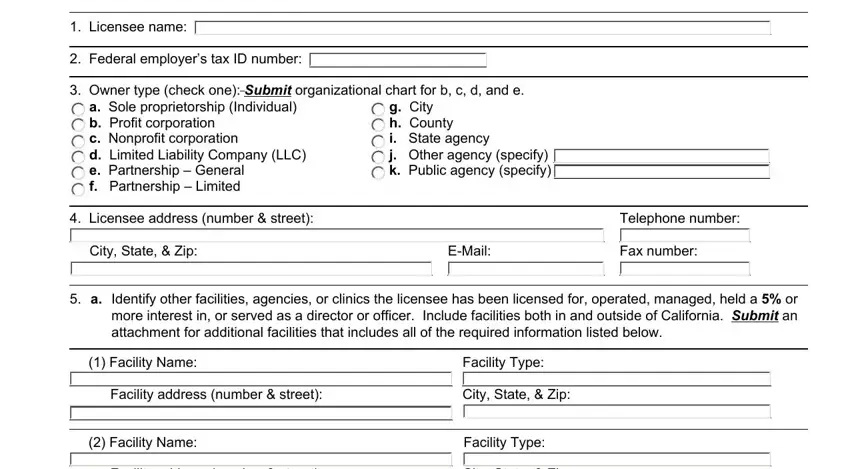 City State  Zip, Identify other facilities agencies, and Federal employers tax ID number inside hs200