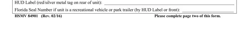 Stage number 3 in filling out florida affidavit