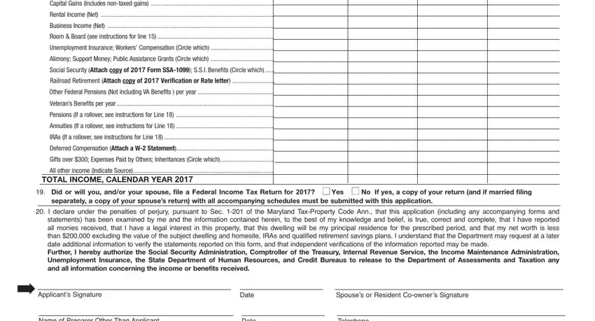 Alimony Support Money Public, Deferred Compensation Attach a W, and Rental Income Net of maryland form htc 60