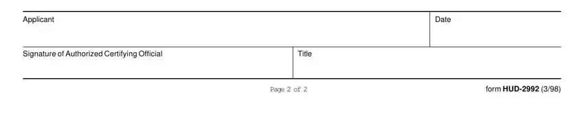 How you can prepare fill 2992 form stage 1