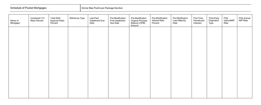 Filling in section 5 of pooled form printable