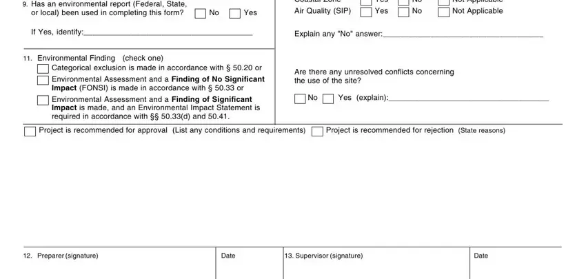 Filling in section 2 of hud4128 ohf