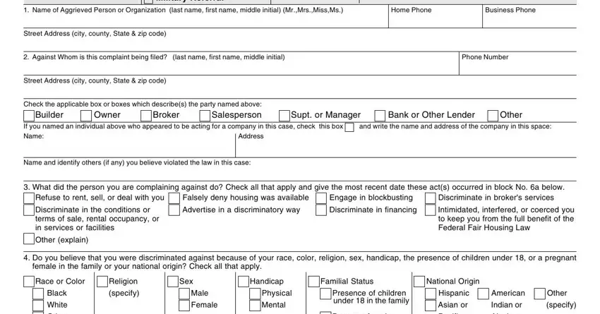 hud declaration complaint writing process explained (portion 1)