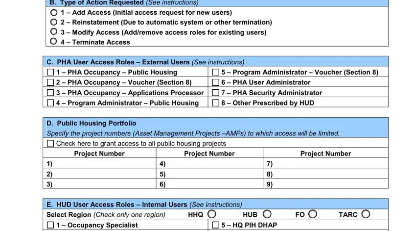 Step # 3 for submitting hud 52676
