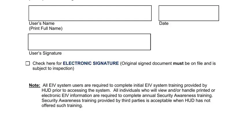 Step number 5 for submitting hud 52676