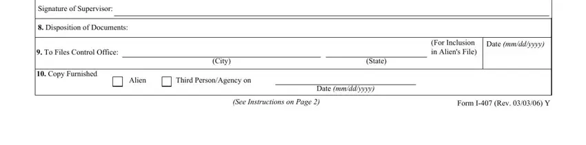 The way to complete i 407 form pdf portion 3