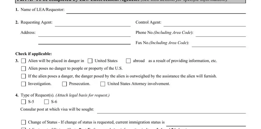 Guidelines on how to prepare inadmissibility portion 1
