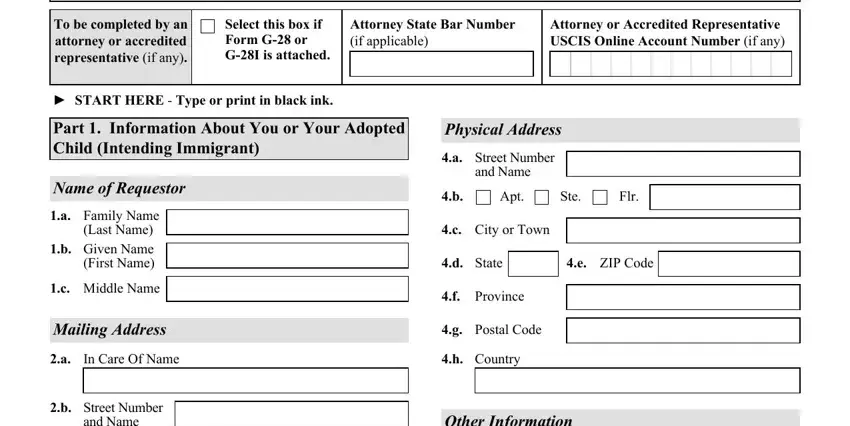 How to prepare form 864w step 1