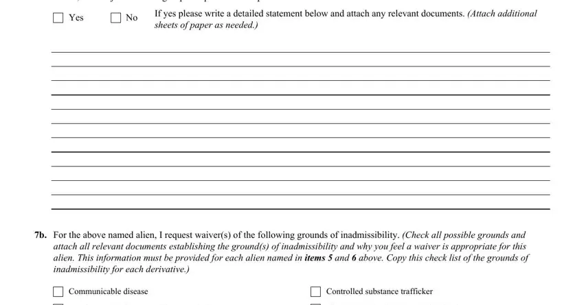 inadmissibility conclusion process detailed (step 3)