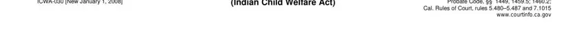 Guidelines on how to prepare icwa 020 form part 3