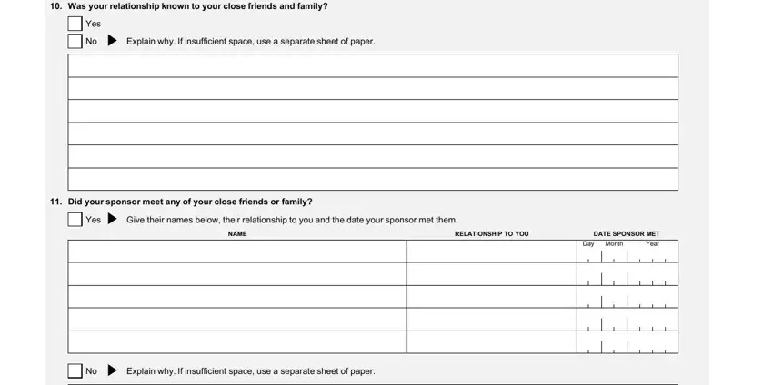Step number 4 in filling in sponserd spouse partner quesionnarie imm 5490 2016