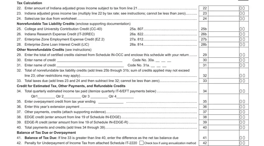 Step number 3 in submitting Form It 20