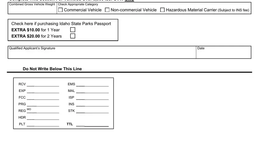 Completing segment 2 of Form Itd 3427
