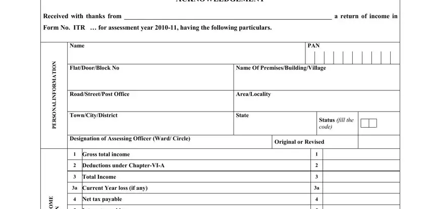 Simple tips to complete itr receipt stage 3