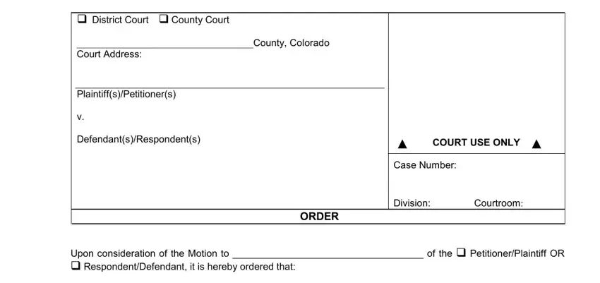 Writing segment 1 in court county jdf